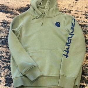 Carhartt Women’s Light Green Hoodie Sweater